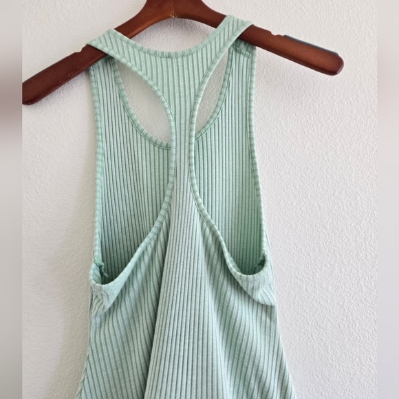 Free People Drops Of Venus Drop Waist Midi Dress Lime Green size Medium - Picture 8 of 16